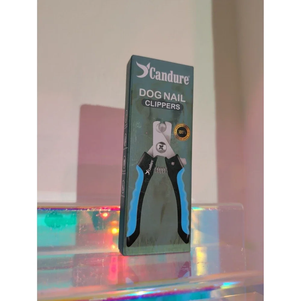 Scandure Dog Nail Clippers Pet Grooming Trimmer Safety Guard Ergonomic New